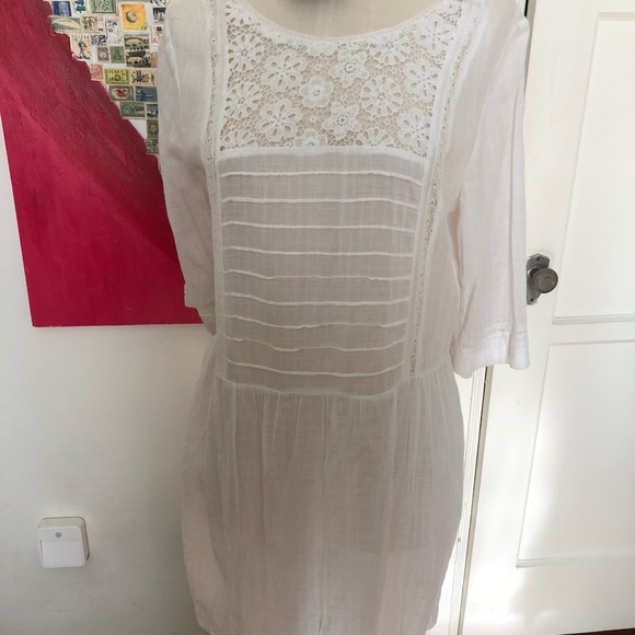 Jcrew white cotton summer dress - Picture 1 of 4